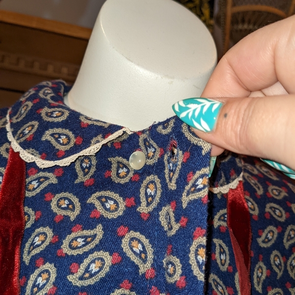 VTG 60's Lanz Originals Blouse Size 8 - Picture 9 of 14